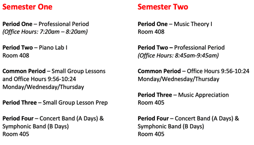 Schedule 24-25